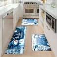 thumbnail image 4 of YIMEIS Merry Christmas Gnomes Black Fall Kitchen Rugs and Mats Set of 2, Winter Holiday Party Low-Profile Floor Mat Decorations for Home Kitchen 2pcs 16''*24'' and 17''*47'' in, 4 of 10