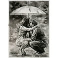 thumbnail image 3 of Tashe 18x24 Black Modern Framed Museum Art Print Titled - True Love, 3 of 5