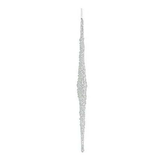 burton BURTON Glass Glitter and Beads Icicle Ornament