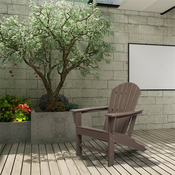 Adirondack Chair Plastic Weather Resistant Patio Chairs 4 Steps Easy Installation Widely Used In Outdoor Fire Pit Deck Outside Garden Campfire Brown Com - Used Wood Patio Chairs Adirondack Chair Plastic Weather Resistant Patio Chairs 4 Steps Easy Installation Widely Used In Outdoor Fire Pit Deck Outside Garden Campfire Brown Com - Used Wood Patio Chairs