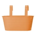 thumbnail image 2 of Home Decoration Hooks Flower Pots Garden Tools Balcony Iron Sheet Detachable Oval Tin, 2 of 5