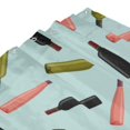 Pink Green Black Bottle Shower Curtain Fabric Shower Curtains for Bathroom, Heavy Duty