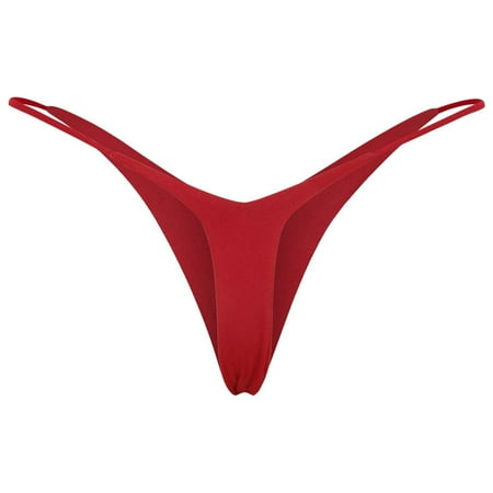 Kcodviy Women s Thong Low Rise Double Layer Bikini Briefs Lane Dress 18 Female Boxers Women s Bikini Panties Womens Underwear Seamless Bikini with Lace Woman Panties Cotton Pack Holster Underwear