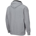 thumbnail image 3 of Men's Colosseum Heathered Gray Iowa Hawkeyes Arch & Logo 3.0 Full-Zip Hoodie, 3 of 3