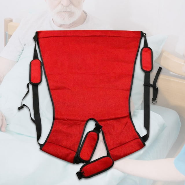 Dispositivos de cabestrillo para elevación de pacientes Suave protección Transpirable Transferencia Cama asistida para rojo Yinane cinturón de atención al paciente