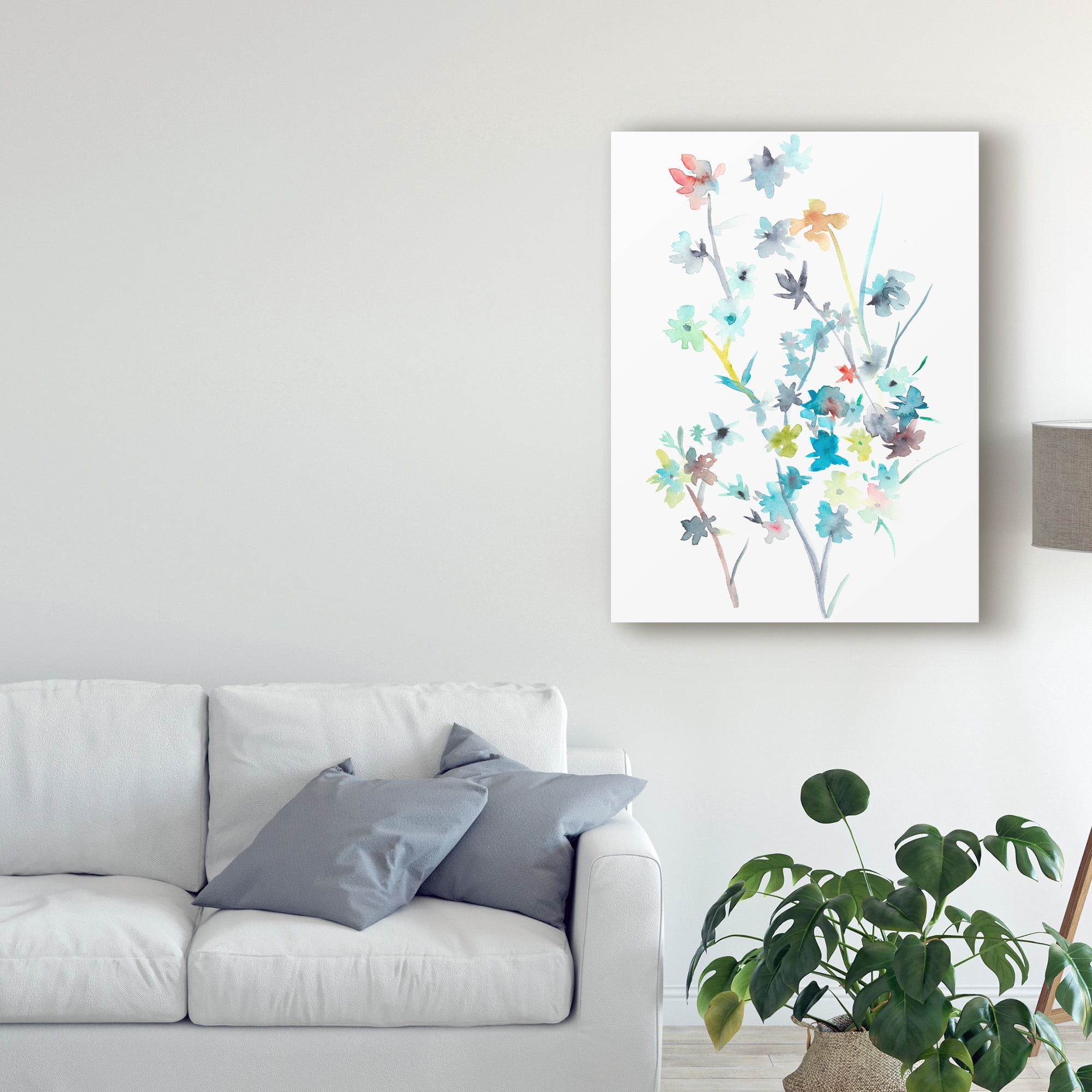 Trademark Fine Art 'Spring Soiree I' Canvas Art by Chariklia Zarris