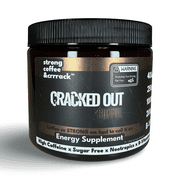 Strong Coffee & Crrrack | Medium Roast, Instant Energy Supplement, 15 Servings