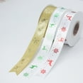 thumbnail image 3 of Christmas Ribbon Multipurpose Bright Color Decorative Festive Practical Christmas Decoration Portable Cartoon Pattern Packaging Ribbon for Christmas, 3 of 8