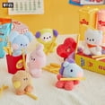 thumbnail image 2 of Kpop BTS BT21 Bebé Minini Suave Peluche Lindo Muñeca Juguetes 12 Cm De Dibujos Animados Llavero Bolsa Colgante TATA CHIMMY COOKY Gao Jiahui unisex, 2 of 2