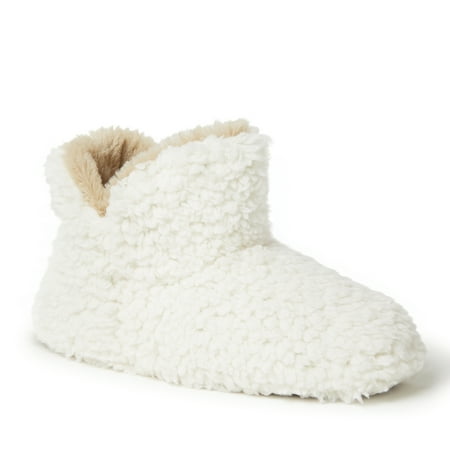 

Dearfoams Women s Chelsea Shaggy Pile Bootie Fuzzy House Slipper