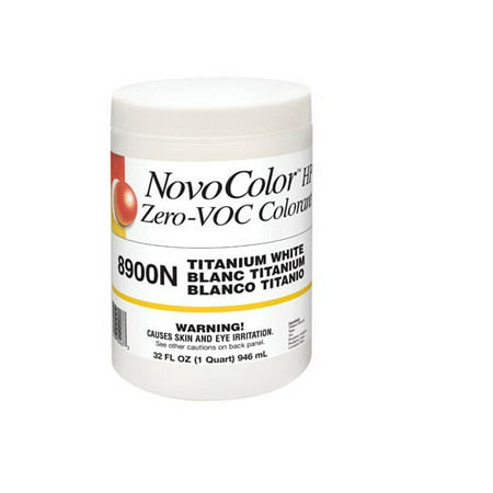 NovoColor II 076.08900NP.005 Hp Zero Voc Colorant, 1 Quart, White