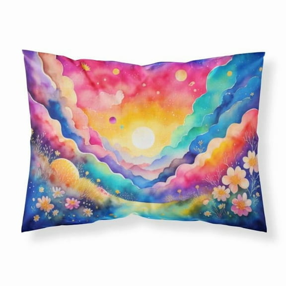 Stock, or Gillyflower in Color Fabric Standard Pillowcase 30 in x 20.5 in