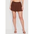 thumbnail image 3 of Women's Solid Pleated Mini Skirt, 3 of 4
