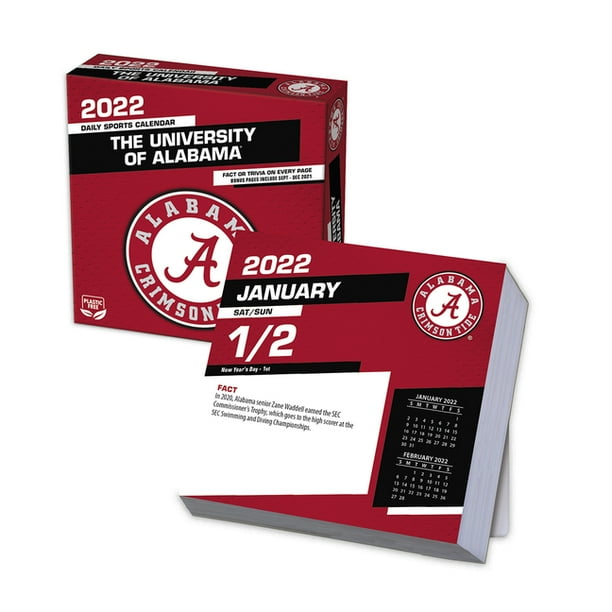 Alabama Crimson Tide 2022 Box Calendar (Other) - Walmart.com
