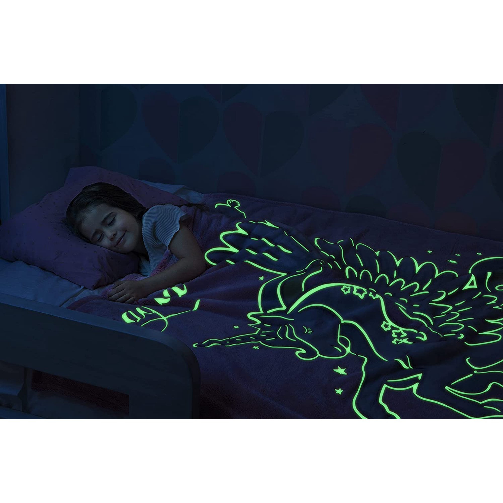 Glow in the dark unicorn blanket hotsell