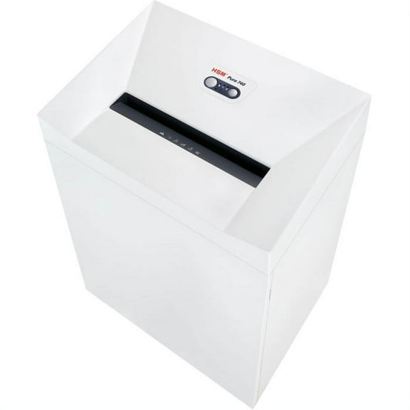 HSM, HSM2373, Pure 740c Cross-Cut Shredder, 1, White