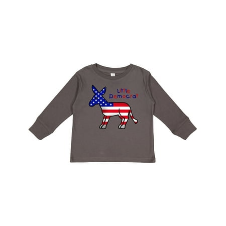 

Inktastic Little Democrat Gift Toddler Boy or Toddler Girl Long Sleeve T-Shirt