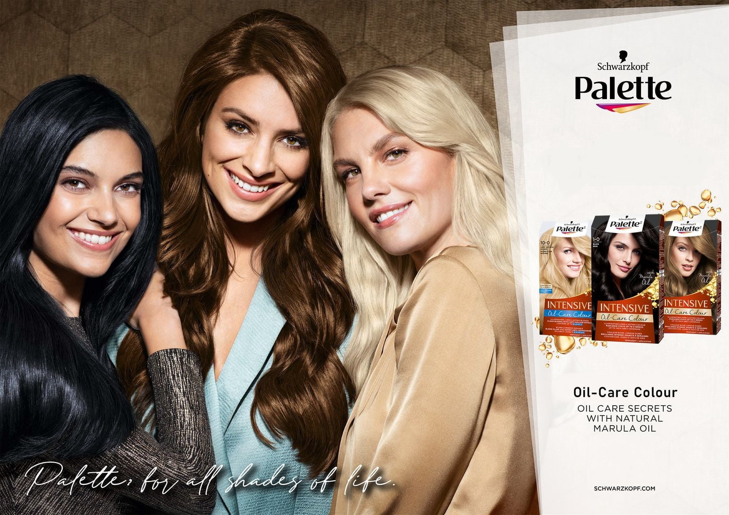 Palette Intensive Oil Care Couleur 5-68 Châtain Acajou