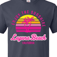 thumbnail image 4 of Inktastic Summer Enjoy the Sunshine Laguna Beach California in Pink T-Shirt, 4 of 5