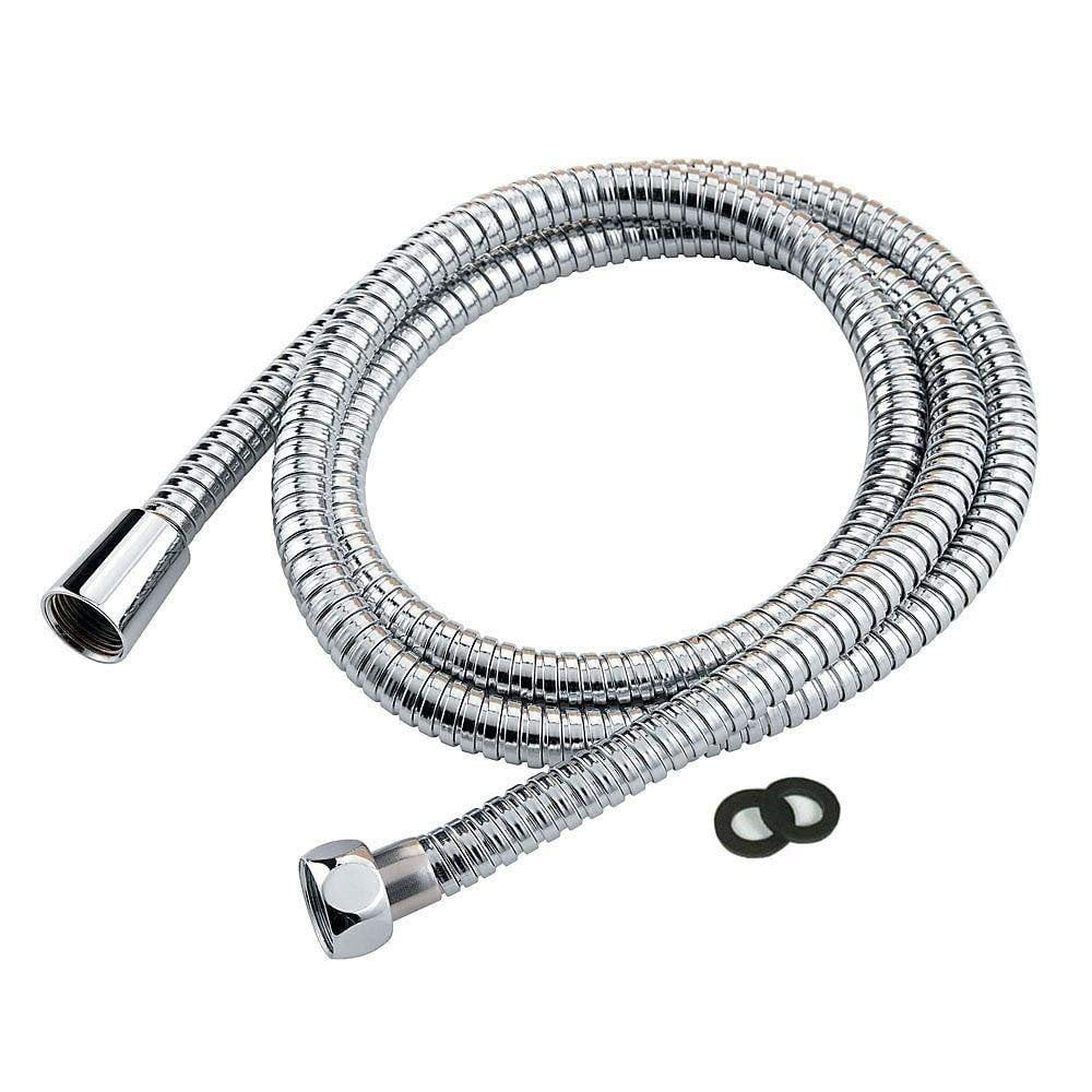 1 Metre Universal Chrome Shower Hose Flexible Stainles Steel Replacement Pipe 
