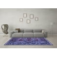 thumbnail image 3 of Ahgly Company Indoor Square Animal Blue Traditional Area Rugs, 7' Square, 3 of 4