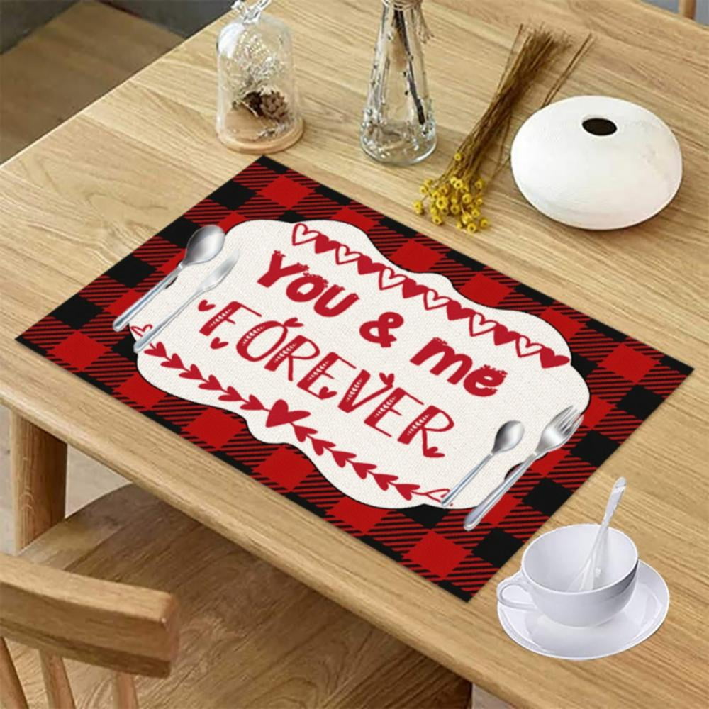 12×18 Placemats Set of 6pcs Mother's Day Design Placemats Heat-Insulating Stain-Resistant Washable and Easy to Clean Table Mats Kitchen Dining Coffee Table 12×18 Placemats Set of 6pcs Mother's Day Design Placemats Heat-Insulating Stain-Resistant Washable and Easy to Clean Table Mats Kitchen Dining Coffee Table