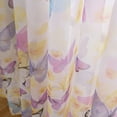 thumbnail image 3 of Butterfly Print Curtain Panel 250X100Cm - Rod Pocket Sheer Window Drapes Clearance - Ciozy, 3 of 9
