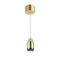 thumbnail image 3 of Artcraft Lighting Royal Pearl Collection Integrated LED Pendant, Gold, 3 of 4
