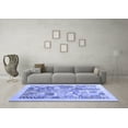 thumbnail image 3 of Ahgly Company Indoor Rectangle Abstract Blue Contemporary Area Rugs, 5' x 7', 3 of 4