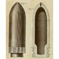 thumbnail image 3 of Inventions 15x18 Black Modern Framed Museum Art Print Titled - Exploding Artillery Shell for Breech-Loaders, 3 of 5