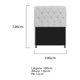 thumbnail image 3 of Cabecera Lady individual - Blanco WEIK Lady, 3 of 3