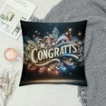 thumbnail image 2 of Class Throw Pillow Cover, uation Cushion Case Decoration for Sofa Couch, 2 of 5