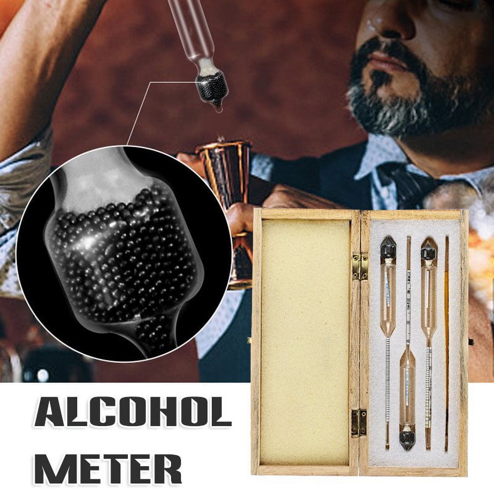 10-Pack Home Brewing Hydrometers – Glass Alcohol Tester 0-100 Scale For Beer, Wine, Mead-534416