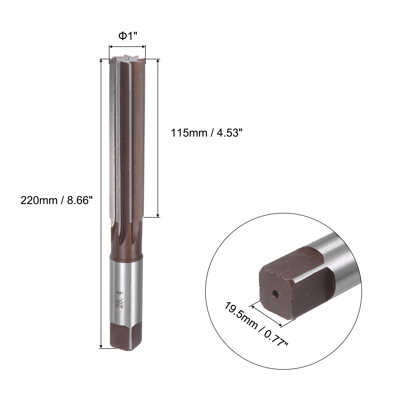 Hand Reamer Set Uxcell Hand Reamers Set 5pcs - 4mm To 12mm H8 Accuracy Alloy Steel 6 Flute Milling Cutters Reamer Tool