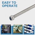 thumbnail image 4 of 5 Pcs Fully Threaded Rod, M5 x 300mm 304 Stainless Steel Right Hand Thread Bar Studs, 4 of 6