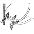 thumbnail image 2 of Bisagra para asiento de inodoro Plumb Pak PP835-34, plástico blanco, 10 x 13 cm, 2 of 2