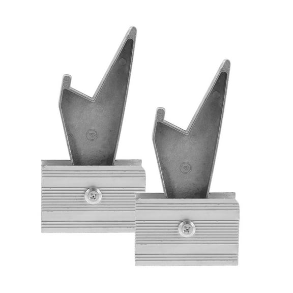 MUSEYA 1Pair Lightweight Aluminum Extension Ladder Rung Lock Kit for Stable Ladder Hold