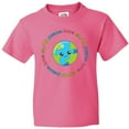 thumbnail image 3 of Inktastic Peace Love Earth Youth T-Shirt, 3 of 5