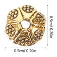 thumbnail image 2 of EXHUMKY 200Pcs Metal Flower Bead Caps Assorted Color for Necklace Bracelet Making Decoration, 2 of 6