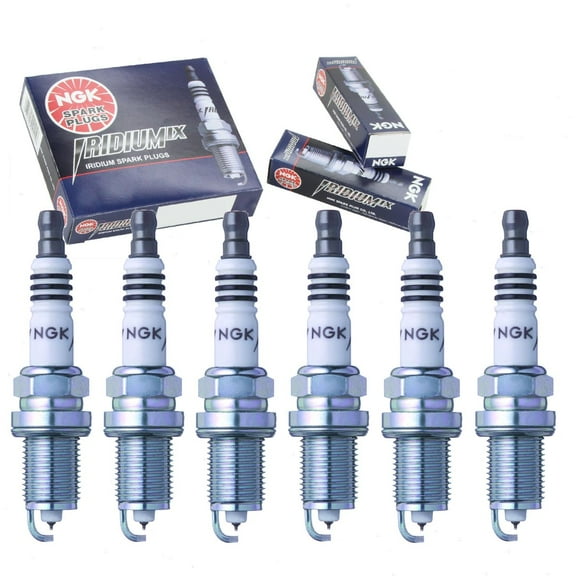 6 pc NGK Iridium IX Spark Plugs compatible with Chrysler 300 3.5L V6 2005-2010