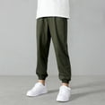 thumbnail image 2 of Coerni Boys Sweat Jogger Pants Solid Color Elastic Waist Basic Workout Tracksuit Casual Sweatpants Sport Active Trousers, 2 of 3