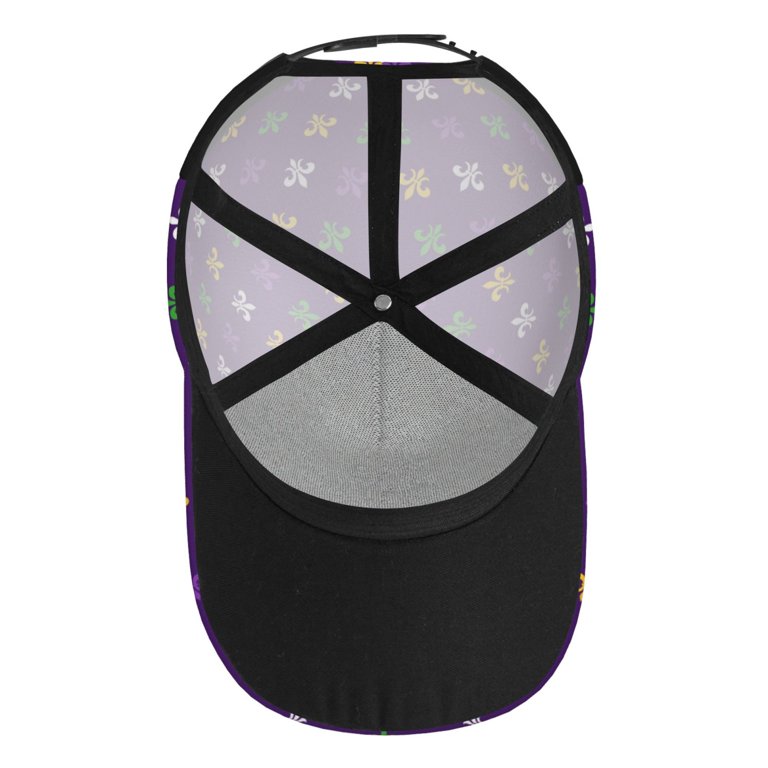 Baseball Cap Dark-purple Golf Dad Hat Men Women Plain Cap Purple Floral Charcoal Baseball Cap for Men Women Golf Dad  main image 3