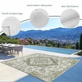 thumbnail image 3 of Sage Green Boho Outdoor Rug for Patio/Deck/Porch, Non-Slip Large Area Rug 3 x 5 Ft, Vintage Abstract Art Ethnic Tribe Indoor Outdoor Rugs Washable Area Rugs, Reversible Camping Rug Carpet Runner, 3 of 8