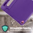 thumbnail image 6 of SaniMore iPad 10th Generation 2022 Case Kids, iPad 10.9 10th Gen Case for Children - Kiddie Series [Pencil Grove] [Handle Kickstand] Shockproof Boys Girls Cover, Purple, 6 of 9