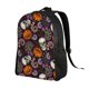 thumbnail image 2 of Disketp Halloween With Skull Mochila Unisex de Apertura Lateral Completa, Mochila para Laptop para Escuela, Trabajo y Viajes, 2 of 8