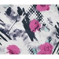 thumbnail image 4 of oneOone Cotton Flex Pink Fabric Geometric & Rose Floral Quilting Supplies Print Sewing Fabric By The Yard 40 Inch Wide, 4 of 4