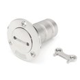 thumbnail image 2 of 2'' 38mm Fuel Boat Marine Deck Fill / Filler Tank Cap Stainless Steel With, 2 of 10