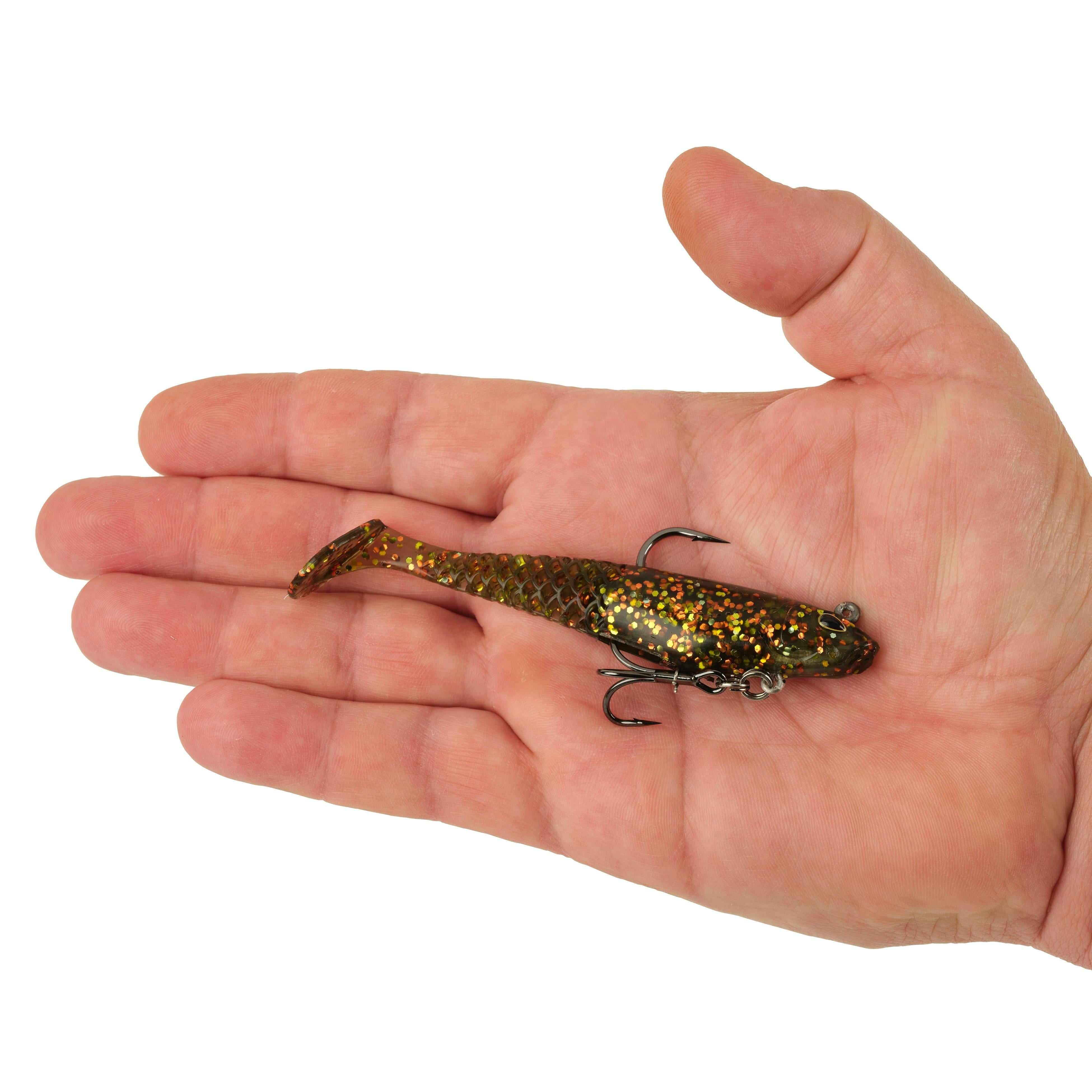 Berkley PowerBait® Saltwater Pre-Rigged Cullshad, 4 in, Dark Night