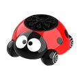 thumbnail image 3 of Soplador de burbujas, eléctrico, novedad, iluminación de dibujos animados, coche de burbujas portátil, fabricante de burbujas para fiestas , ROJO Gloria Fabricante de burbujas de escarabajo, 3 of 9