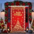 thumbnail image 2 of Front Door Christmas Decoration With Holiday Greetings For Indoor And Outdoor Setup 180X90Cm For Festive Entryways, 2 of 6